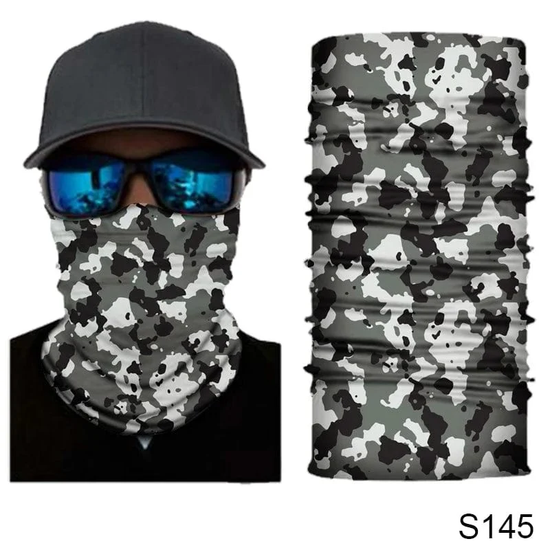Camouflage Radfahren Gesichtsmaske Taktischer Militärschal Halstuch Männer Nahtlose Bandana Frauen Stirnband Sturmhaube Tube Gesichtsschutz