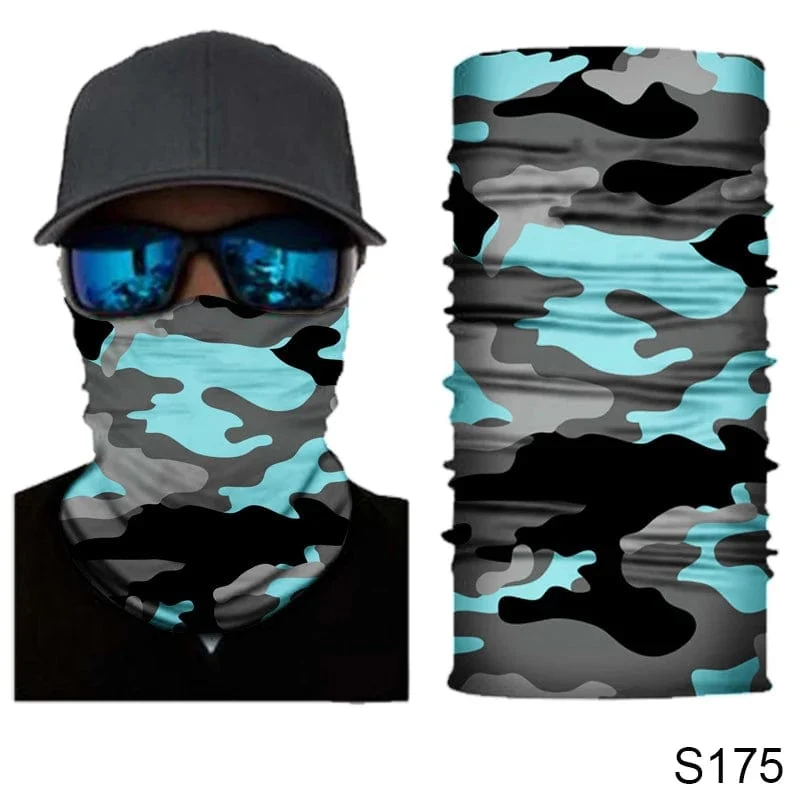 Camouflage Radfahren Gesichtsmaske Taktischer Militärschal Halstuch Männer Nahtlose Bandana Frauen Stirnband Sturmhaube Tube Gesichtsschutz