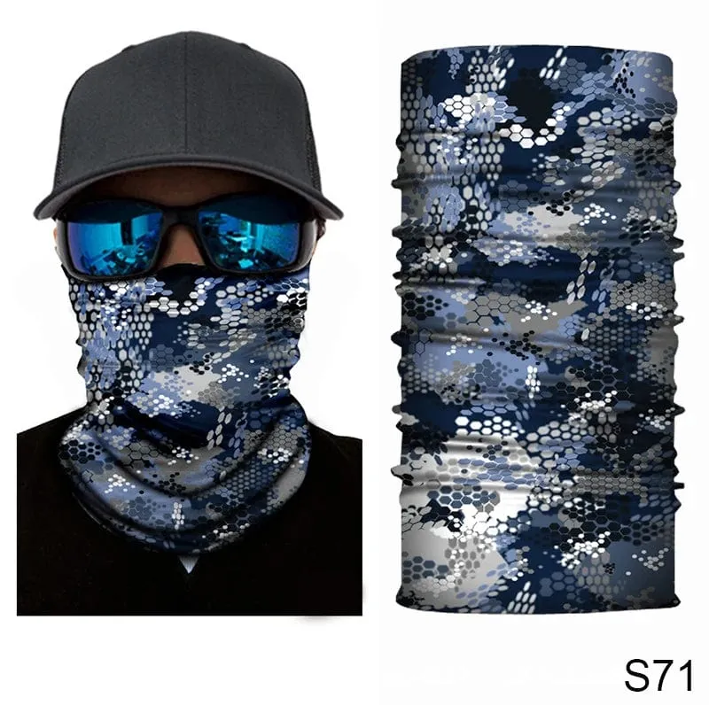 Camouflage Radfahren Gesichtsmaske Taktischer Militärschal Halstuch Männer Nahtlose Bandana Frauen Stirnband Sturmhaube Tube Gesichtsschutz
