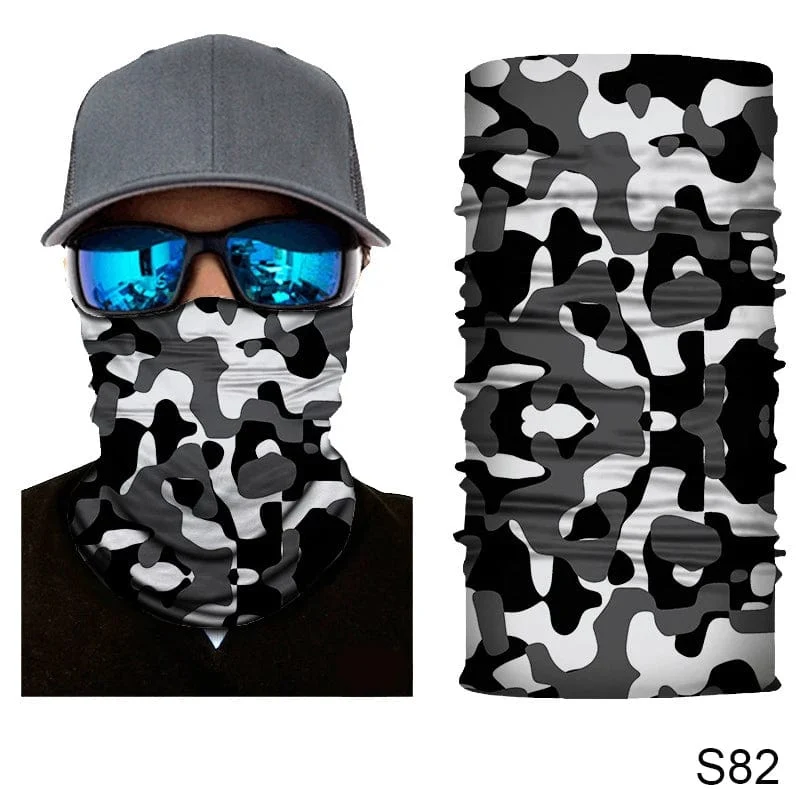 Camouflage Radfahren Gesichtsmaske Taktischer Militärschal Halstuch Männer Nahtlose Bandana Frauen Stirnband Sturmhaube Tube Gesichtsschutz