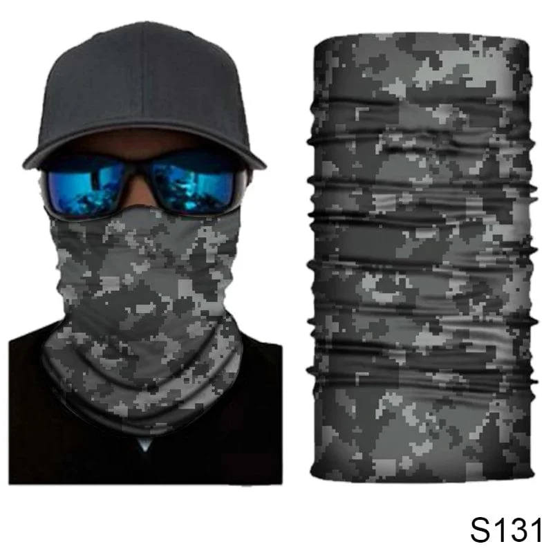 Camouflage Radfahren Gesichtsmaske Taktischer Militärschal Halstuch Männer Nahtlose Bandana Frauen Stirnband Sturmhaube Tube Gesichtsschutz