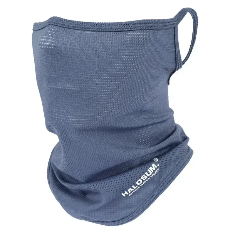 Eisseide Angeln Radfahren Bandana Mesh Gesichtsschutz Halbmaske Hängeohr Halsmanschette Cool Tube Schal Sport Laufen Wandern Jagd