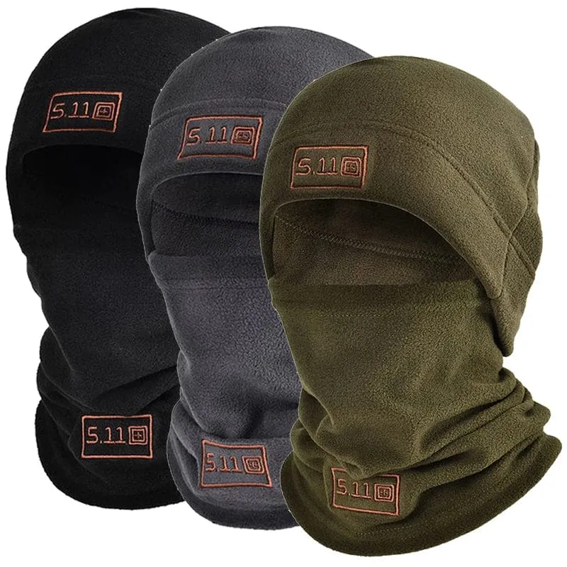 Taktische Militär Fleece Mütze & Schal Set Thermische Kopfbedeckung Winter Warme Sturmhaube Gesichtsmaske Sport Radfahren Motorhaube Nackenschutz