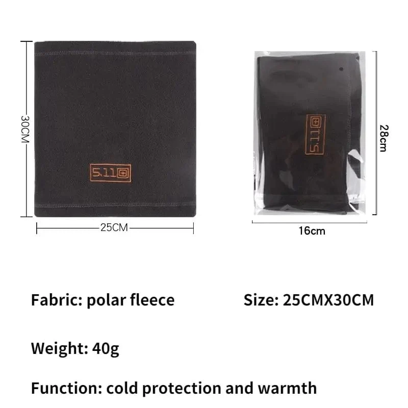 Taktische Militär Fleece Mütze & Schal Set Thermische Kopfbedeckung Winter Warme Sturmhaube Gesichtsmaske Sport Radfahren Motorhaube Nackenschutz