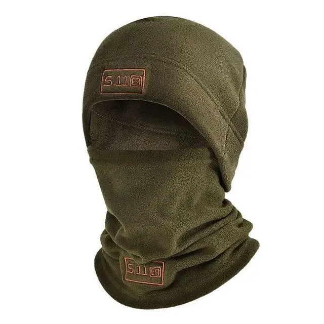 Taktische Militär Fleece Mütze & Schal Set Thermische Kopfbedeckung Winter Warme Sturmhaube Gesichtsmaske Sport Radfahren Motorhaube Nackenschutz