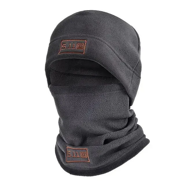 Taktische Militär Fleece Mütze & Schal Set Thermische Kopfbedeckung Winter Warme Sturmhaube Gesichtsmaske Sport Radfahren Motorhaube Nackenschutz