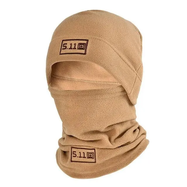 Taktische Militär Fleece Mütze & Schal Set Thermische Kopfbedeckung Winter Warme Sturmhaube Gesichtsmaske Sport Radfahren Motorhaube Nackenschutz