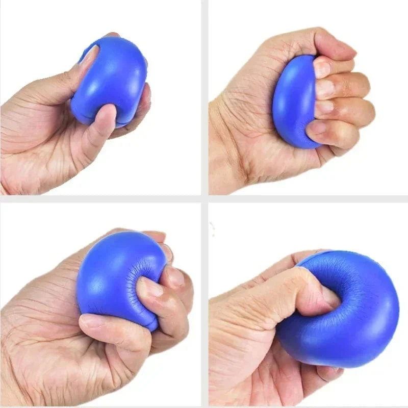 Hochelastischer Greifball, Fingerstärkungs-Griffmassagegerät, Übungsball, Squeeze-Training, Muskelstärkungs-Übungsgerät