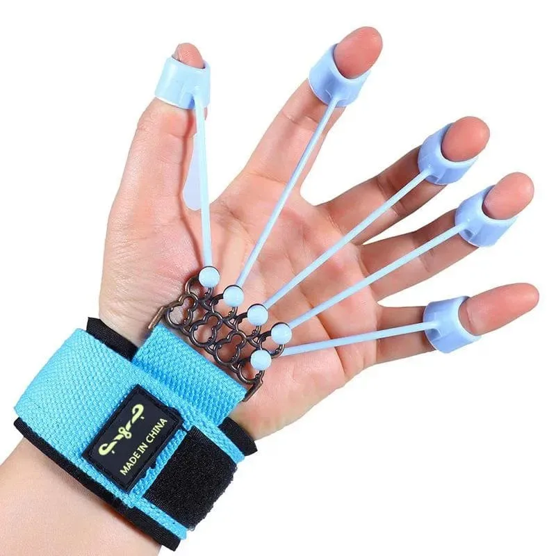 Tragbarer Handgreifer Silikon-Finger-Expander Handgriff Handgelenk-Krafttrainer Fingertrainer Widerstandsband Fitness