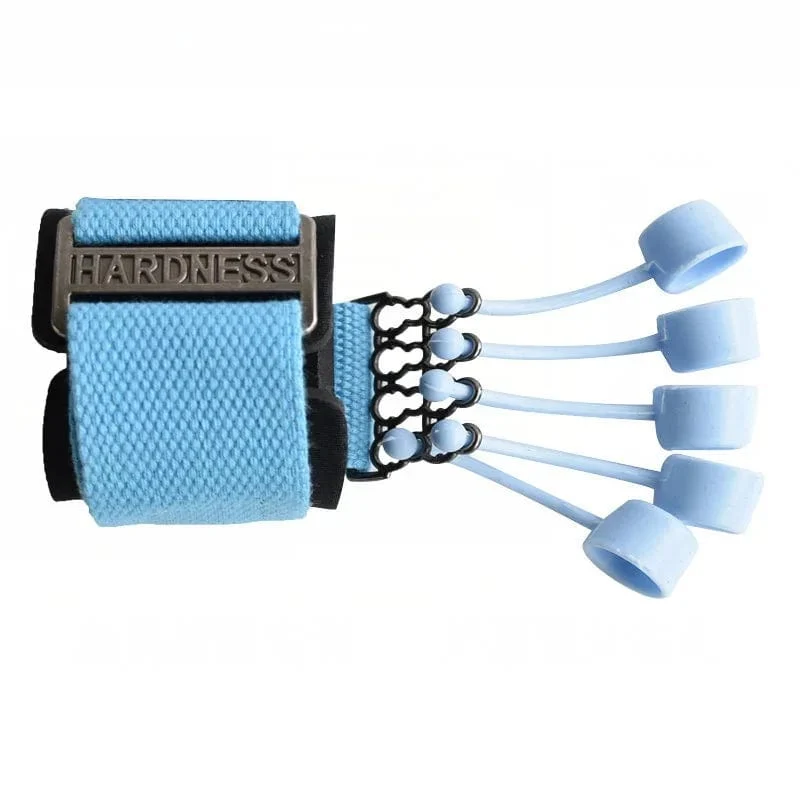 Tragbarer Handgreifer Silikon-Finger-Expander Handgriff Handgelenk-Krafttrainer Fingertrainer Widerstandsband Fitness
