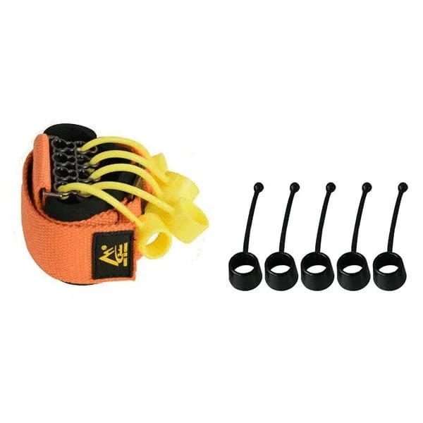Tragbarer Handgreifer Silikon-Finger-Expander Handgriff Handgelenk-Krafttrainer Fingertrainer Widerstandsband Fitness