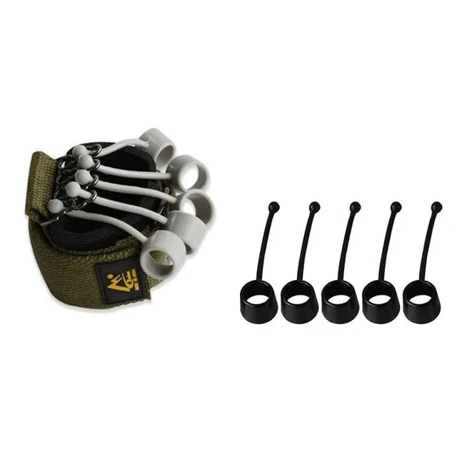 Tragbarer Handgreifer Silikon-Finger-Expander Handgriff Handgelenk-Krafttrainer Fingertrainer Widerstandsband Fitness
