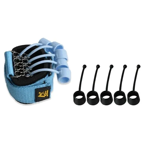 Tragbarer Handgreifer Silikon-Finger-Expander Handgriff Handgelenk-Krafttrainer Fingertrainer Widerstandsband Fitness