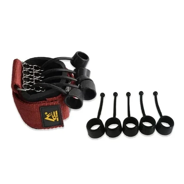 Tragbarer Handgreifer Silikon-Finger-Expander Handgriff Handgelenk-Krafttrainer Fingertrainer Widerstandsband Fitness