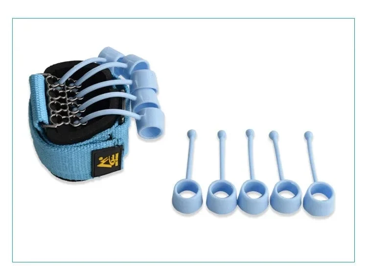 Tragbarer Handgreifer Silikon-Finger-Expander Handgriff Handgelenk-Krafttrainer Fingertrainer Widerstandsband Fitness