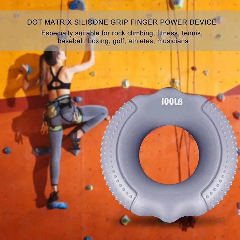 Silikon-Fingergreifer, Handwiderstandsband, Greifring, Handgelenkstrecker, Finger-Unterarm-Trainer, Pow-Übung, Karpal-Expander