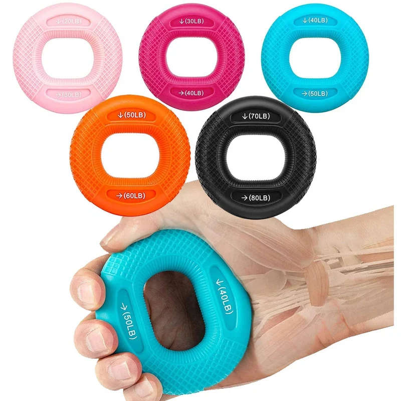 Silikon-Fingergreifer, Handwiderstandsband, Greifring, Handgelenkstrecker, Finger-Unterarm-Trainer, Pow-Übung, Karpal-Expander