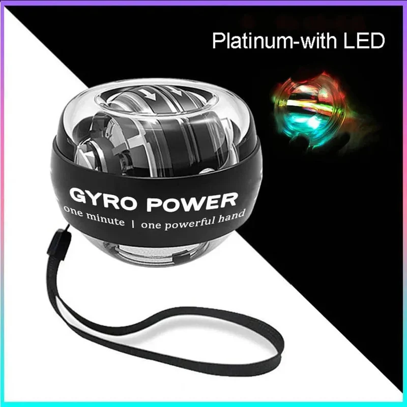 Gyroscopic Strengther Power Ball Autostart Range Gyro Power Wrist Ball Arm Hand Muscle Force Trainer Fitness Equipmen