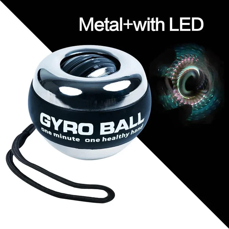 Gyroscopic Strengther Power Ball Autostart Range Gyro Power Wrist Ball Arm Hand Muscle Force Trainer Fitness Equipmen