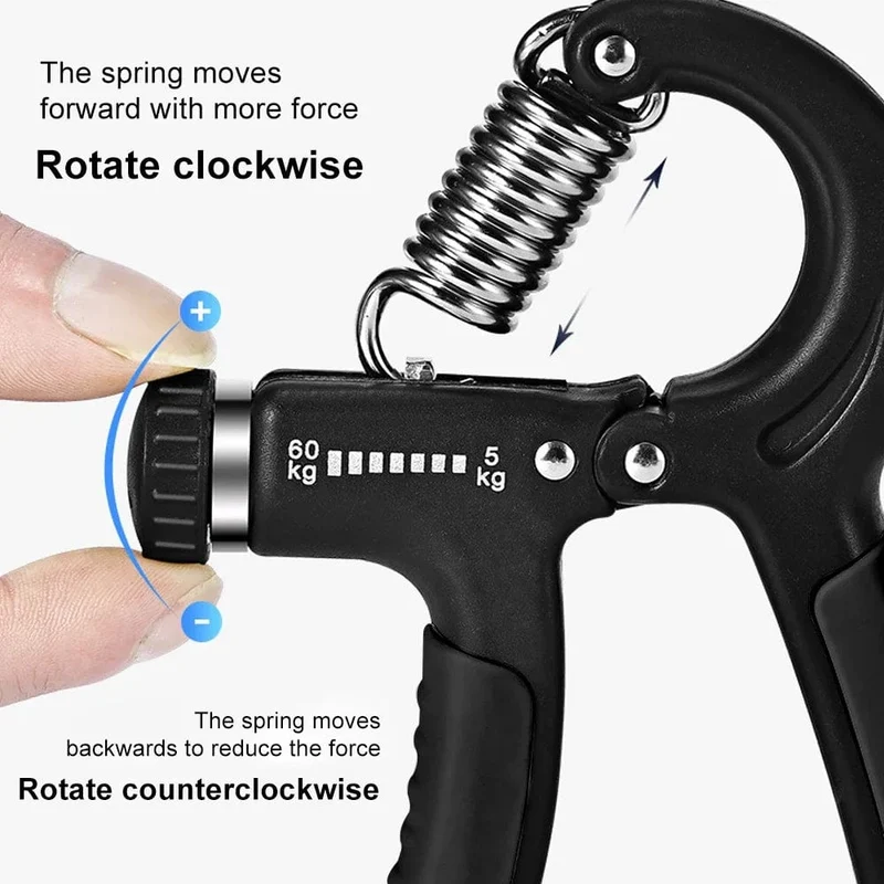 Einstellbare Zählung Professioneller Grifftrainer Armkraft Armmuskel Finger Rehabilitationstrainer Fitness Stressreduzierung