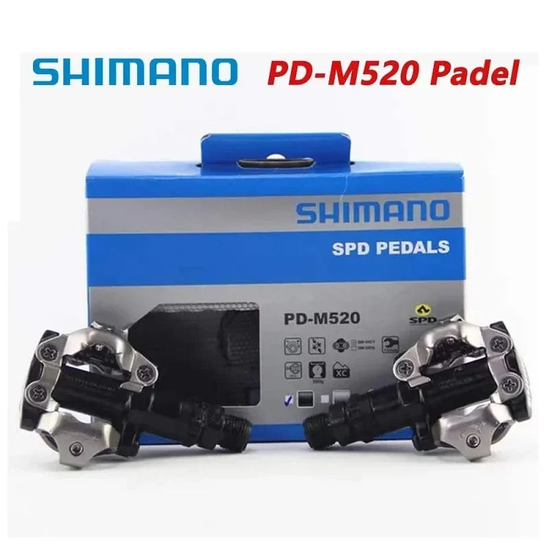 SHIMANO Original PD M520 PD M540 MTB Mountainbike Fahrrad Pedale Zyklus Self-locking Lock Pedal mit SM-SH51 Mtb Zubehör