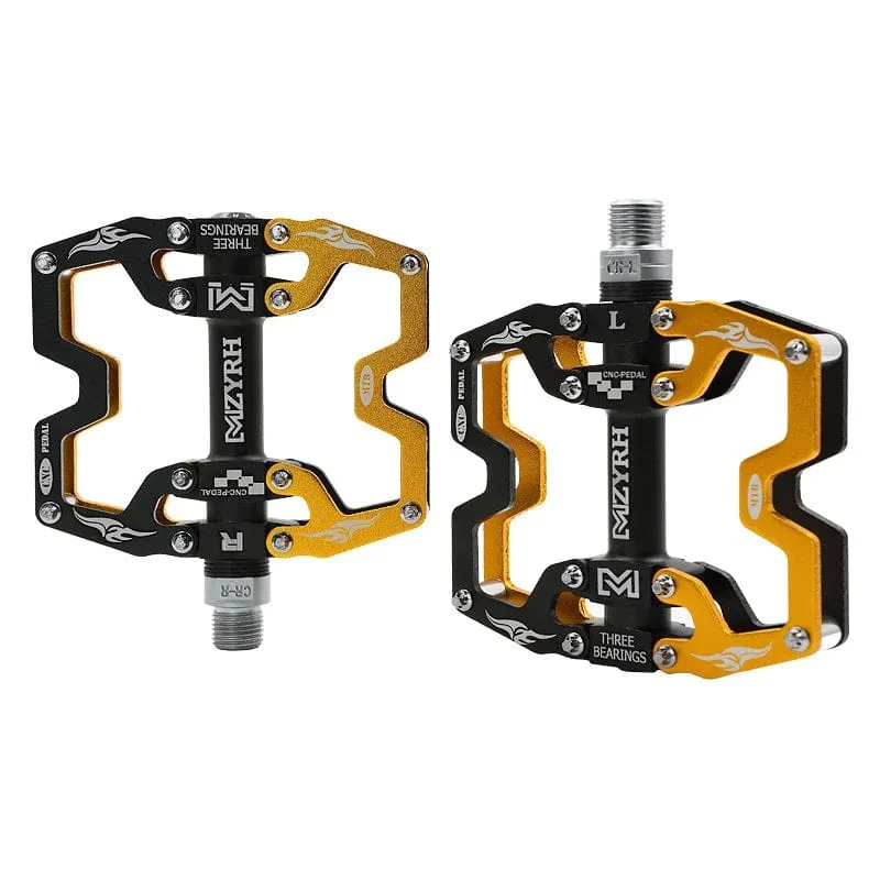 Fahrradpedale Ultraleichte Aluminiumlegierung 3 Lager Fahrradpedale 14 Farben Rennrad MTB Pedale Wasserdichte Fahrradteile