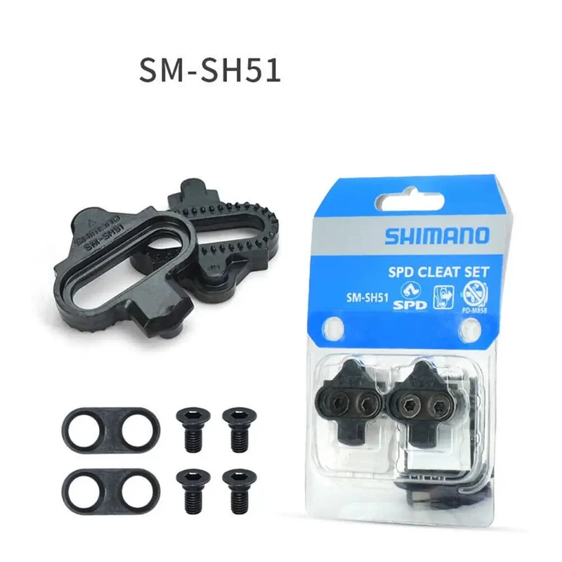 Shimano SPD SM SH56 SH51 Stollen MTB Bike Release Multi-Release Pedal Stollen w/Cleat Mutter Platten Float berg Paar CLEAT