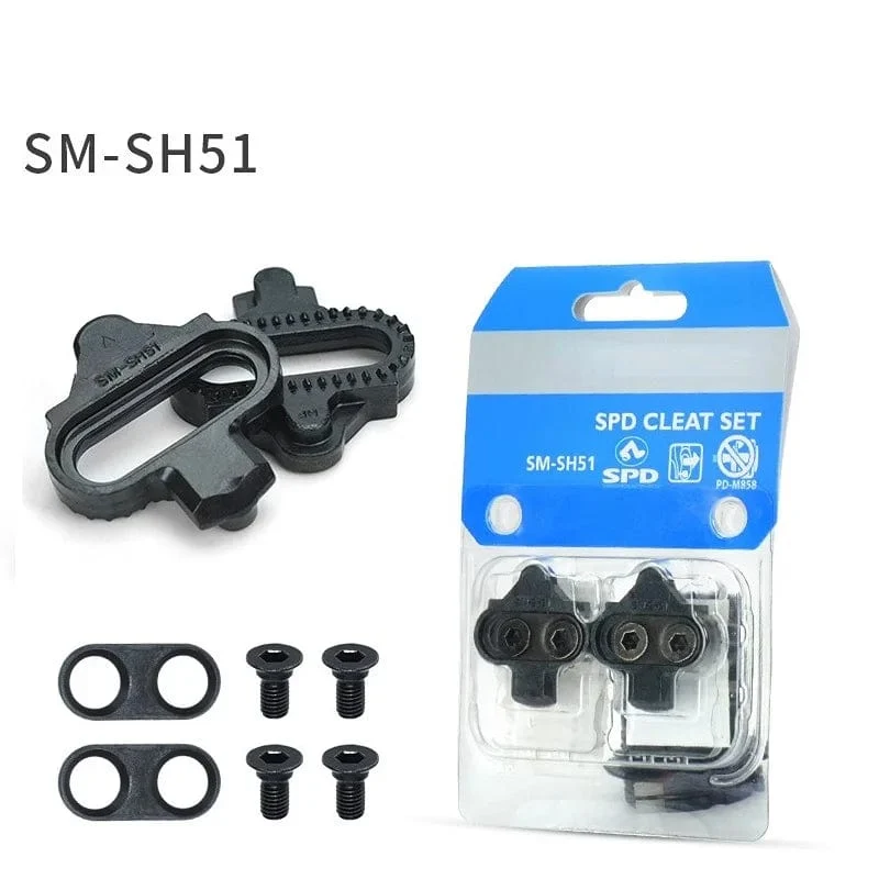 Shimano SPD SM SH56 SH51 Stollen MTB Bike Release Multi-Release Pedal Stollen w/Cleat Mutter Platten Float berg Paar CLEAT