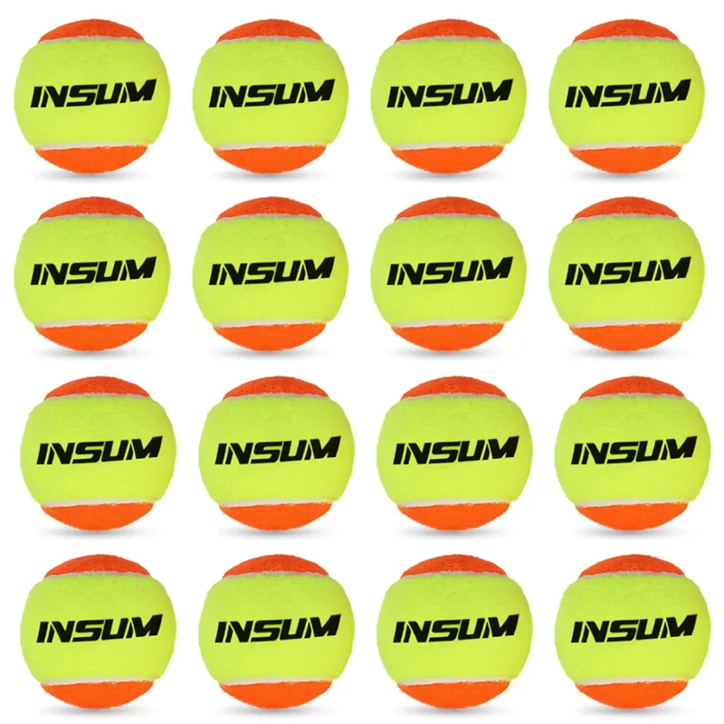 Beachtennisbälle, 2/6/16/25 Stück, ITF-geprüfte Beachtennisbälle Stufe 2, 50 % niedrige Kompression, für Balltraining mit Anfängern, Haustier, Hund