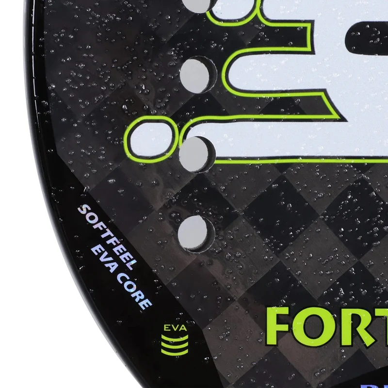 OPTUM FORTRESS 18K Carbonfaser, raue Oberfläche, 14 Löcher, Strand-Tennisschläger mit Schutzhülle