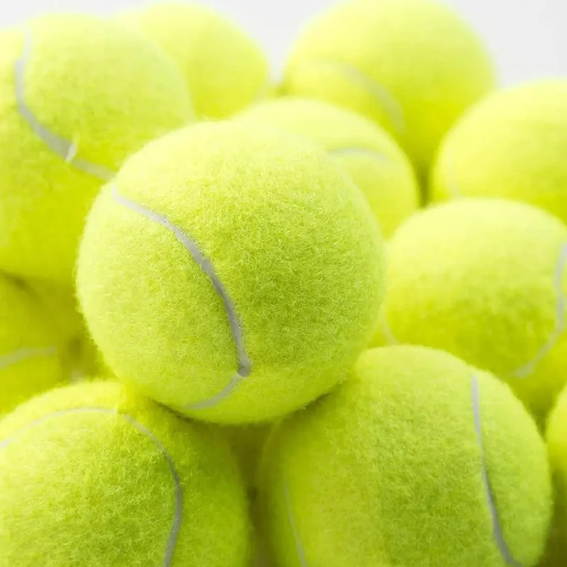 3 STÜCKE Hohe Elastizität Tennis Professionelle Tennis-Trainingsspielball Outdoor Hunde Beißen Chase und Chomp 63mm Tennisball