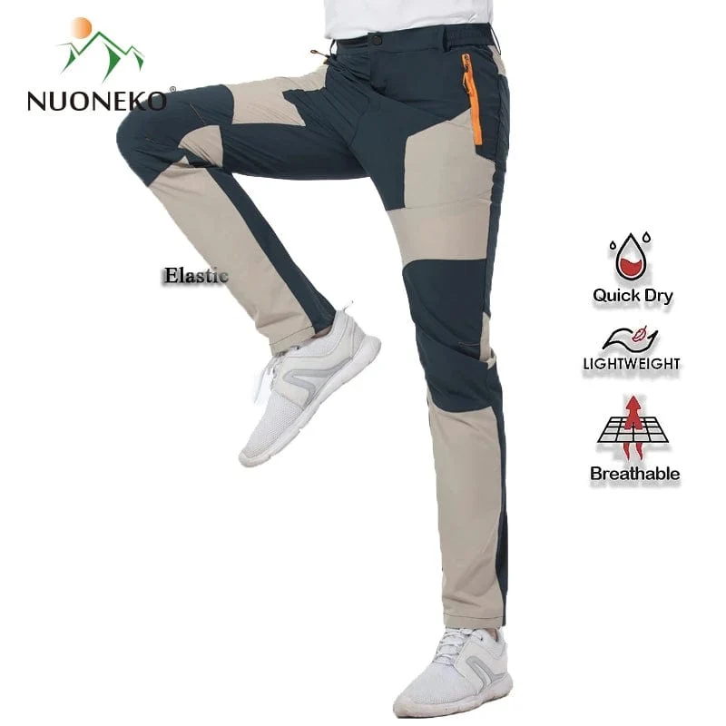 Elastische Herren Wanderhose Outdoor Sport Sommer Schnelltrocknend Winddicht Wasserdicht Trekking Klettern Verschleißfeste Atmungsaktive Hose