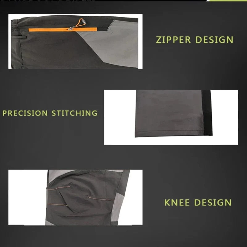 Elastische Herren Wanderhose Outdoor Sport Sommer Schnelltrocknend Winddicht Wasserdicht Trekking Klettern Verschleißfeste Atmungsaktive Hose
