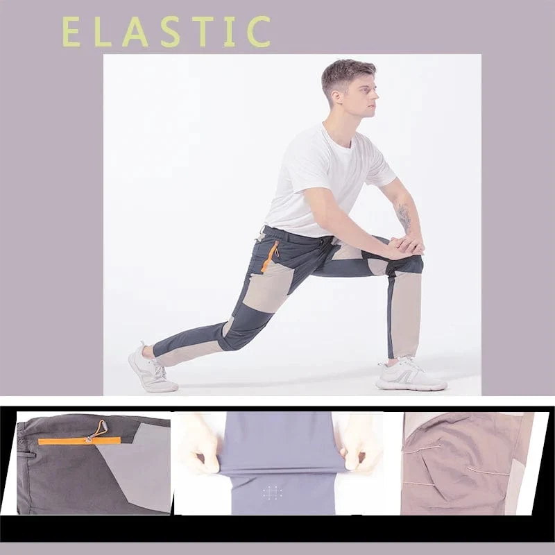 Elastische Herren Wanderhose Outdoor Sport Sommer Schnelltrocknend Winddicht Wasserdicht Trekking Klettern Verschleißfeste Atmungsaktive Hose