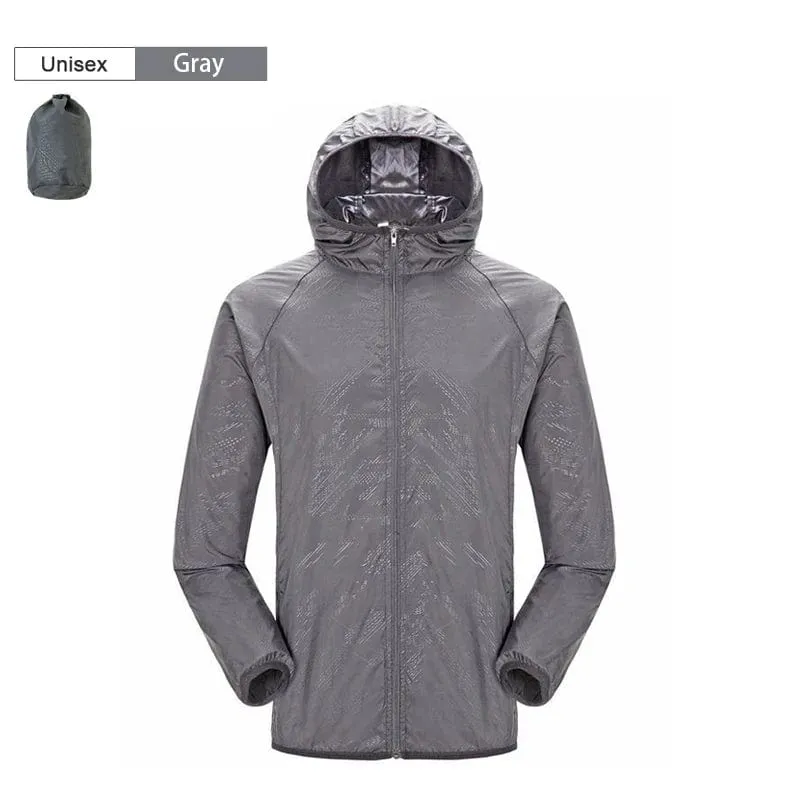 Männer Frauen Wandern Jacke Wasserdicht Quick Dry Camping Jagd Kleidung Sonnenschutz Outdoor Sport Mäntel Anti UV Windjacke