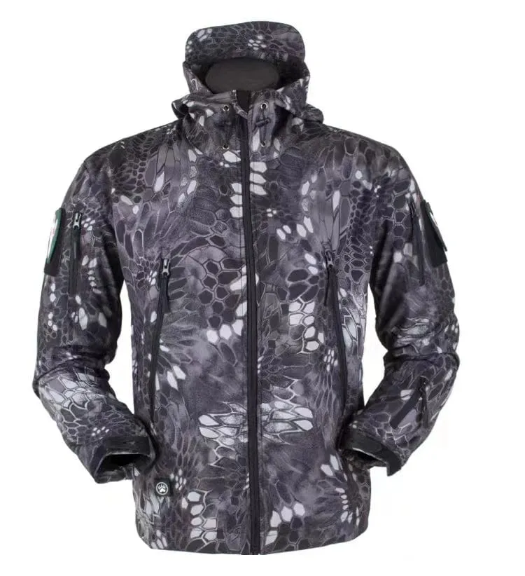 Fleece Herbst Military Männer Jacken Wasserdicht Angeln Jagd Wandern Camping Klettern Winter Trainingsanzüge Mantel Thermische Herbst S-5XL