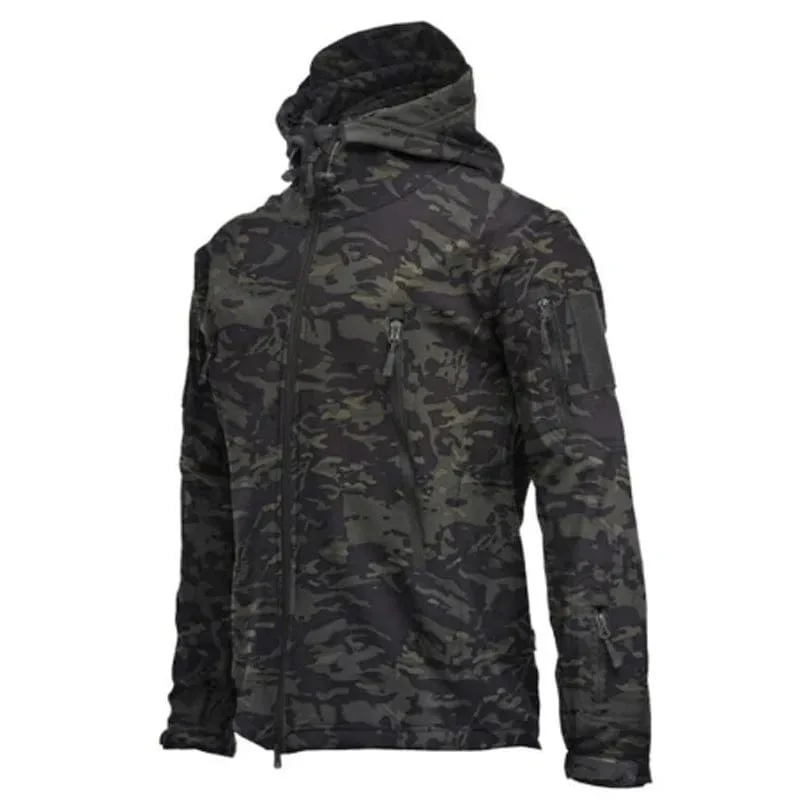 Fleece Herbst Military Männer Jacken Wasserdicht Angeln Jagd Wandern Camping Klettern Winter Trainingsanzüge Mantel Thermische Herbst S-5XL