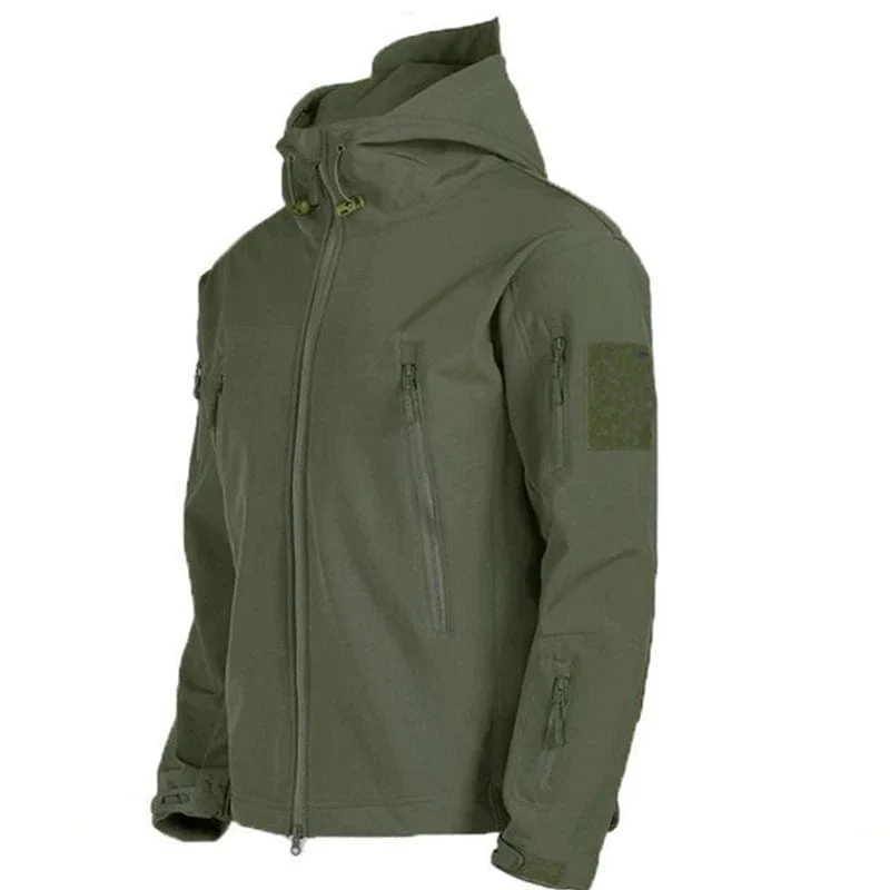 Fleece Herbst Military Männer Jacken Wasserdicht Angeln Jagd Wandern Camping Klettern Winter Trainingsanzüge Mantel Thermische Herbst S-5XL