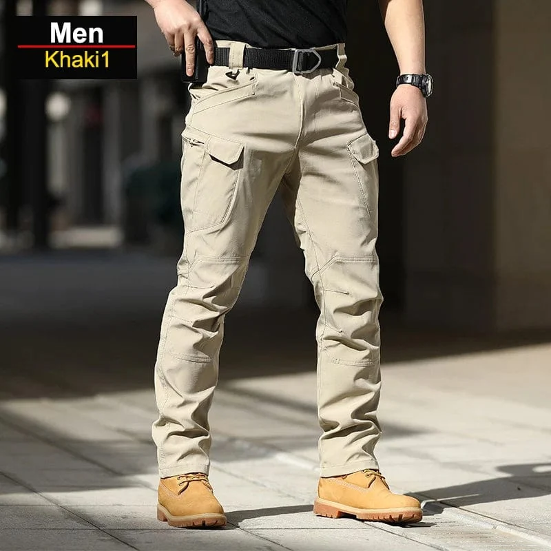 CHRLCK Herren Kratzfeste Taktische Hose Elastizität Wanderhose Herren Wasserdicht Jagd Angeln Camping Hose Verschleißfest
