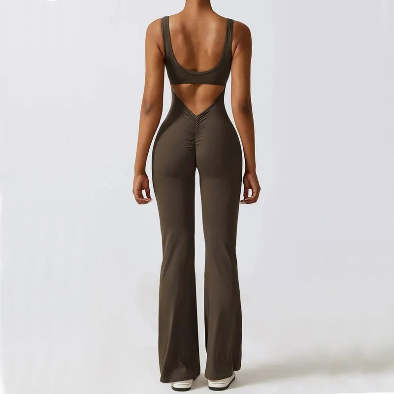 Frauen Overalls Einteiliges Yoga Anzug Tanz Bauch Straffung Fitness Workout Set Stretch Body Gym Kleidung Push-Up Sportswear