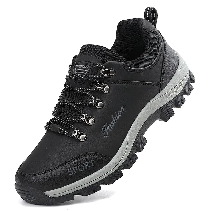 Männer Wanderschuhe Wasserdichte Leder Schnee Stiefel Männer Turnschuhe 2023 Outdoor Plüsch Spitze-up Nicht Slip Klettern Schuhe Männer wandern Stiefel