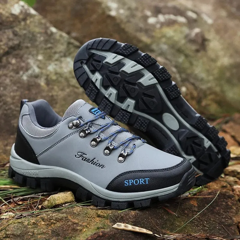Männer Wanderschuhe Wasserdichte Leder Schnee Stiefel Männer Turnschuhe 2023 Outdoor Plüsch Spitze-up Nicht Slip Klettern Schuhe Männer wandern Stiefel