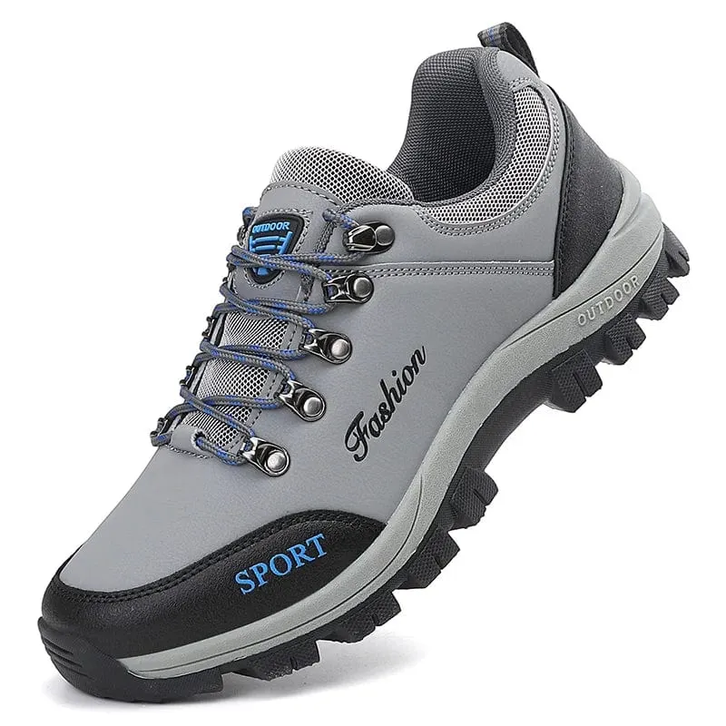 Männer Wanderschuhe Wasserdichte Leder Schnee Stiefel Männer Turnschuhe 2023 Outdoor Plüsch Spitze-up Nicht Slip Klettern Schuhe Männer wandern Stiefel