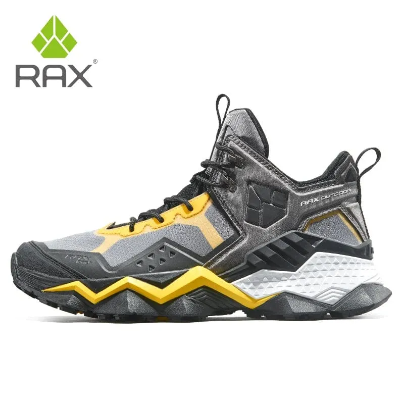 Rax Herren wasserdichte Wanderschuhe, atmungsaktive Wanderstiefel, Outdoor-Trekkingstiefel, Sport-Turnschuhe, taktische Schuhe