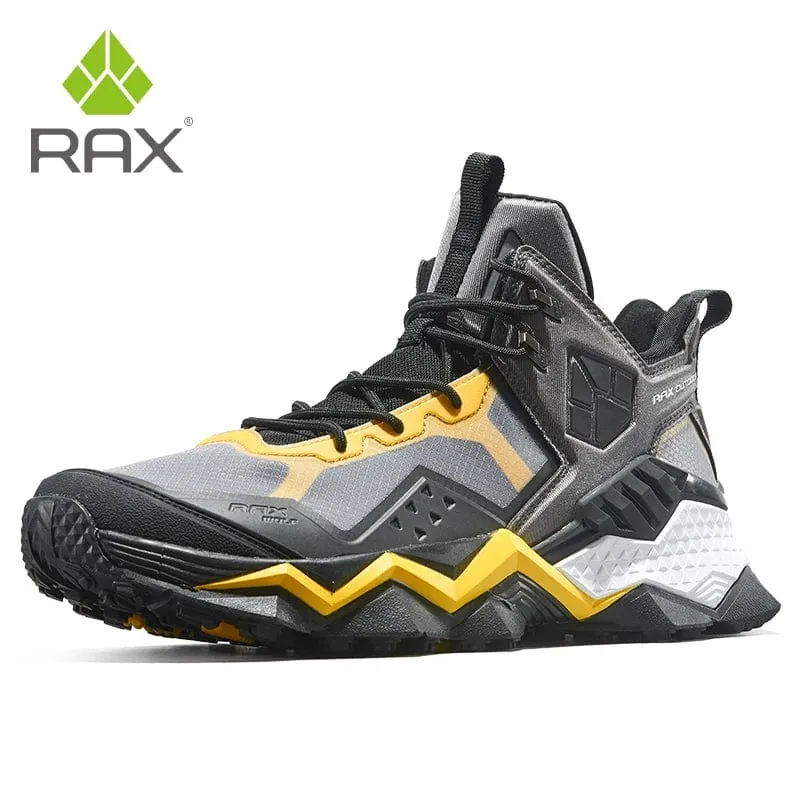 Rax Herren wasserdichte Wanderschuhe, atmungsaktive Wanderstiefel, Outdoor-Trekkingstiefel, Sport-Turnschuhe, taktische Schuhe