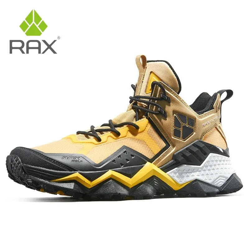 Rax Herren wasserdichte Wanderschuhe, atmungsaktive Wanderstiefel, Outdoor-Trekkingstiefel, Sport-Turnschuhe, taktische Schuhe