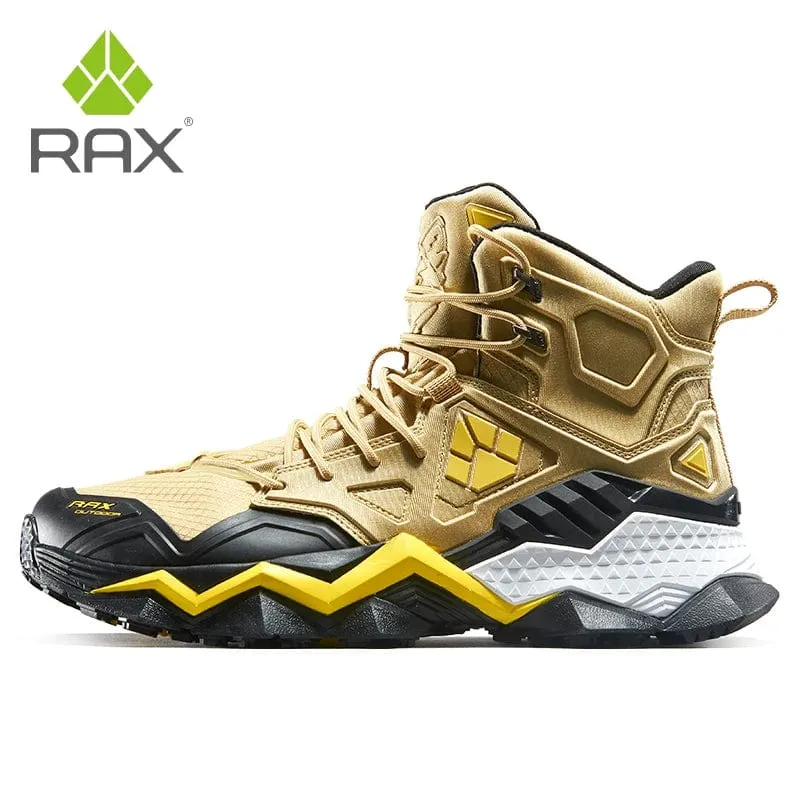 Rax Herren wasserdichte Wanderschuhe, atmungsaktive Wanderstiefel, Outdoor-Trekkingstiefel, Sport-Turnschuhe, taktische Schuhe