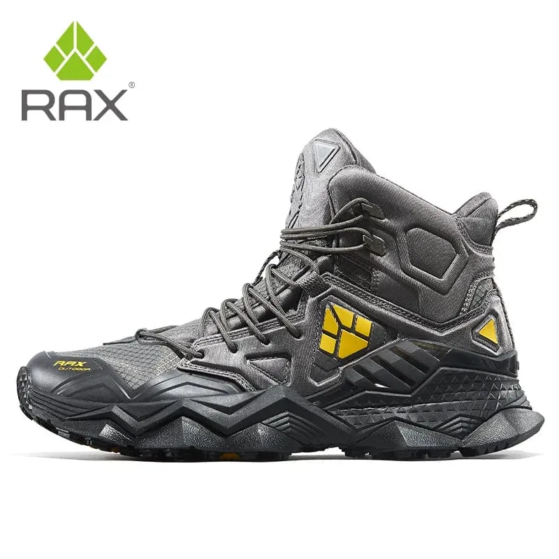 Rax Herren wasserdichte Wanderschuhe, atmungsaktive Wanderstiefel, Outdoor-Trekkingstiefel, Sport-Turnschuhe, taktische Schuhe