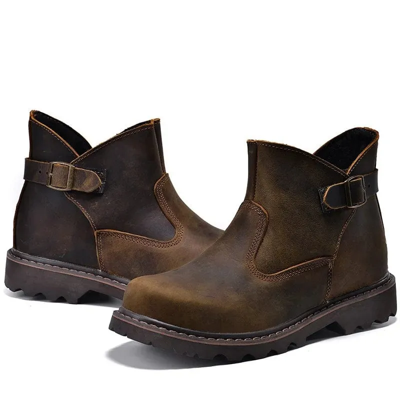 Wanderschuhe Herren wasserdichte Jagdstiefel Tactical Desert Combat Stiefeletten Herren Militär Damen Arbeits Leder Wanderschuhe