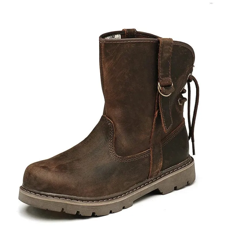 Wanderschuhe Herren wasserdichte Jagdstiefel Tactical Desert Combat Stiefeletten Herren Militär Damen Arbeits Leder Wanderschuhe